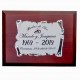 Placa homenaje pergamino