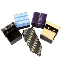 Set corbata y gemelos